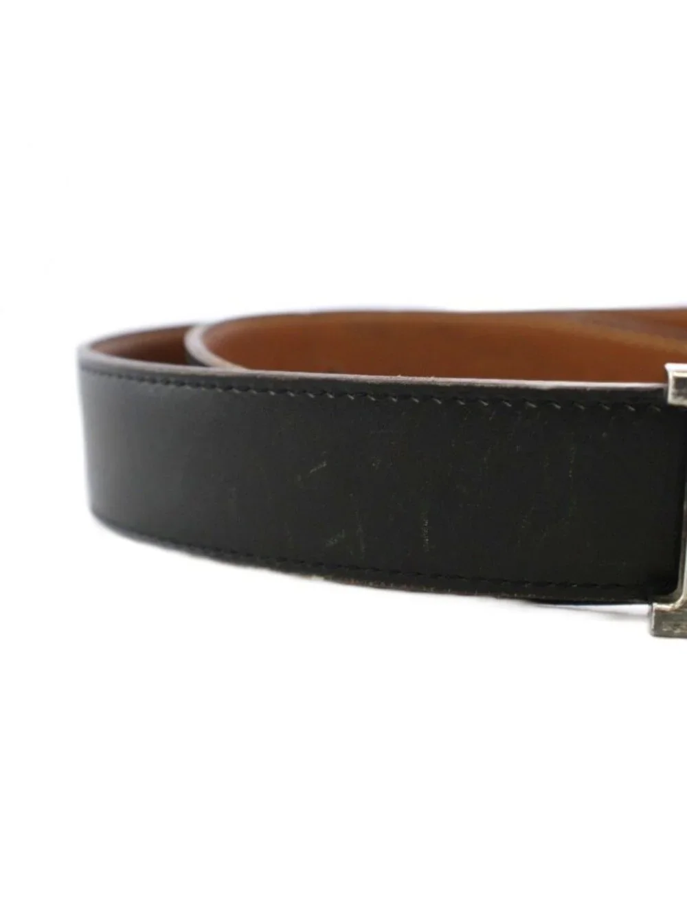 Hermes Constance Belt 75 Black Brown
